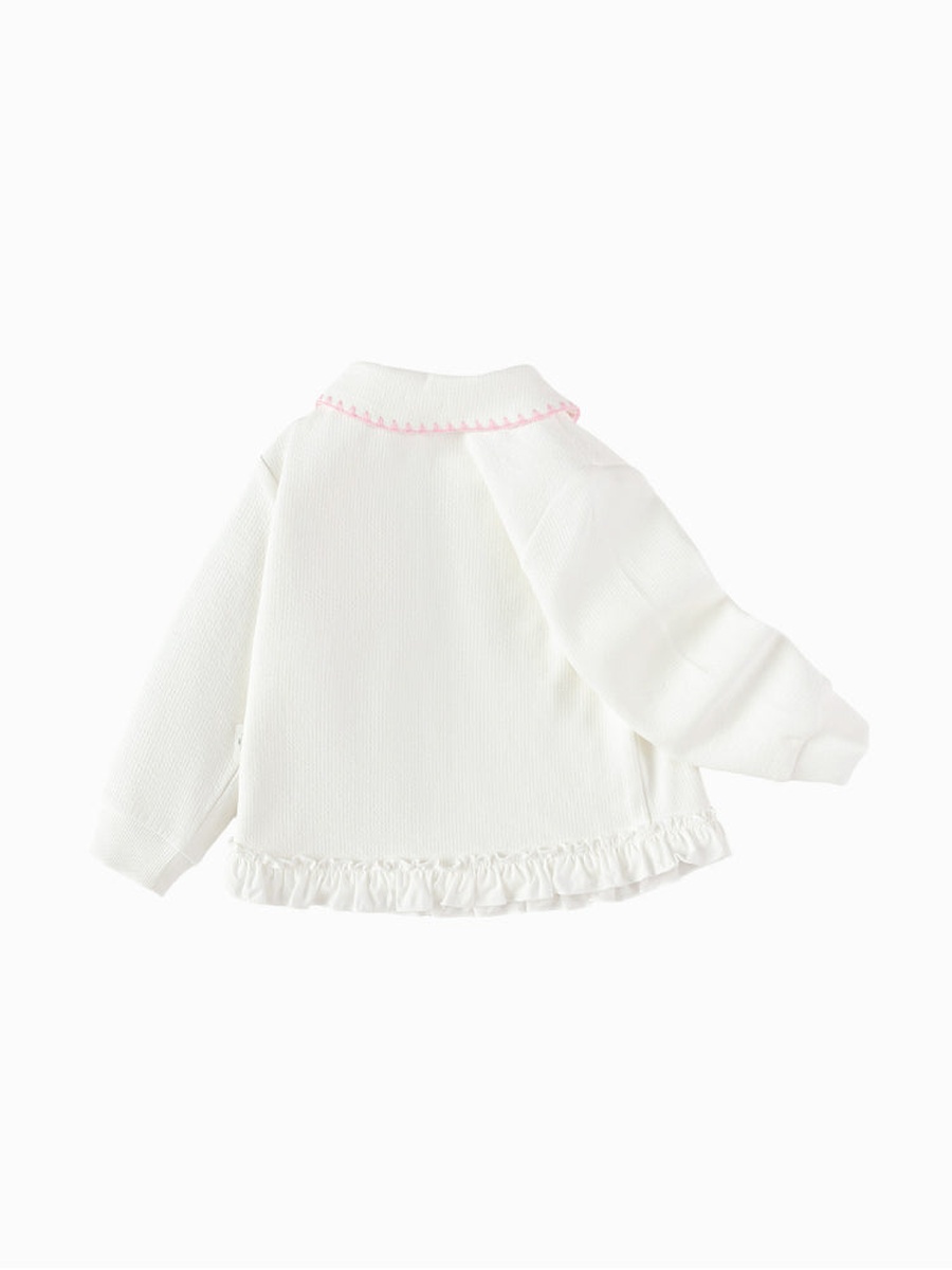 Long Sleeve Top with Embroidery