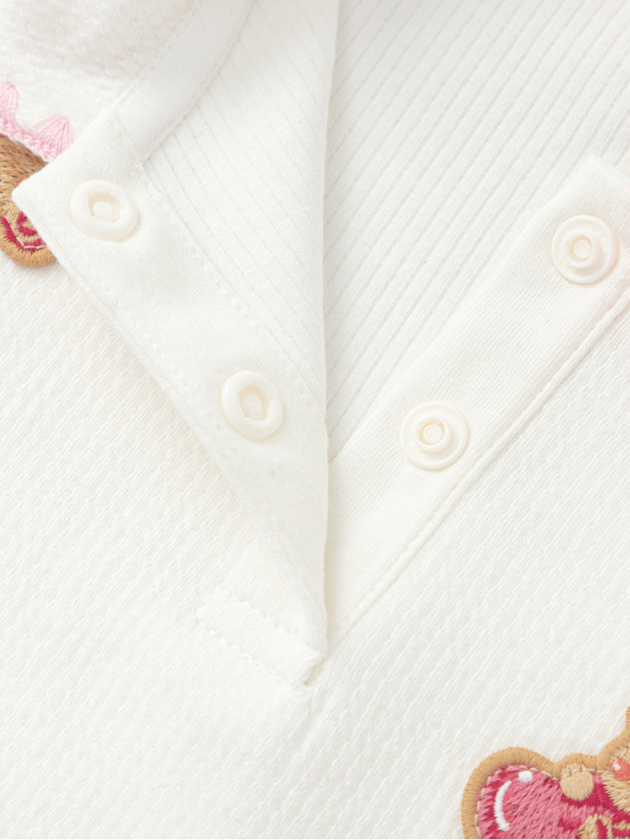 Long Sleeve Top with Embroidery