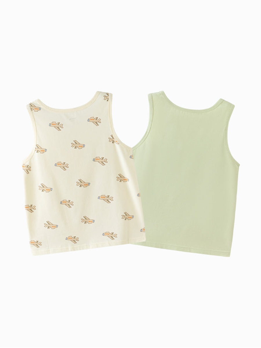 2-Pack Soft Cotton Tank Tops
