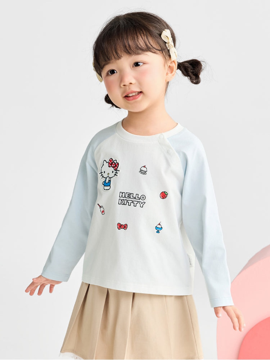 Long Sleeve Top with Graphic Front