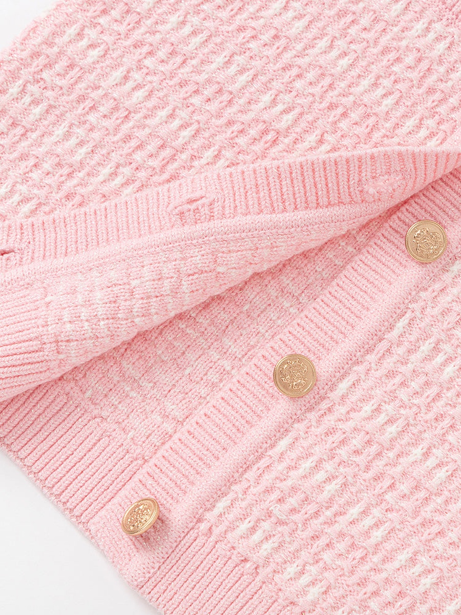 Textured Knitted Cardigan