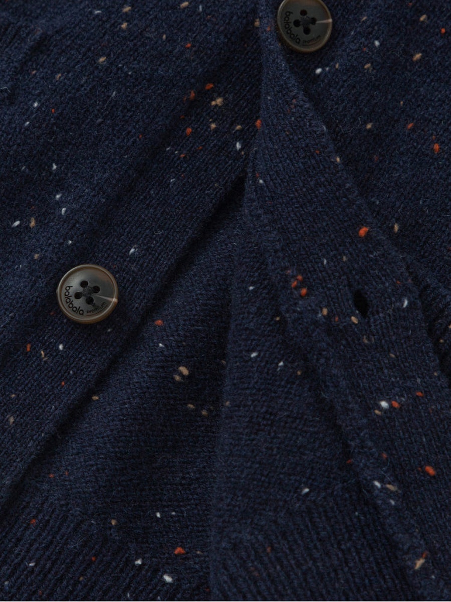 Knitted Vest with Speckled Pattern