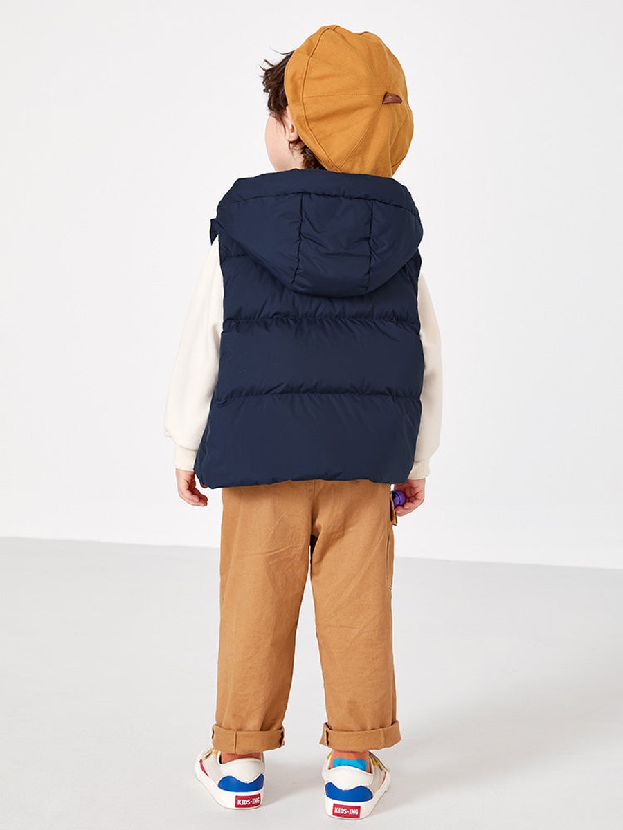 Puffer Vest with Patch