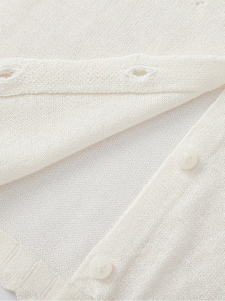 Solid Knitted Cardigan