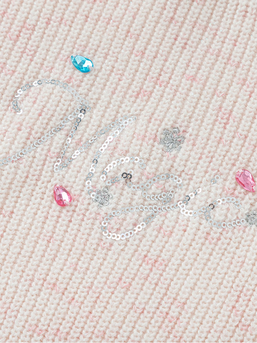 Knitted Sweater with Sequin