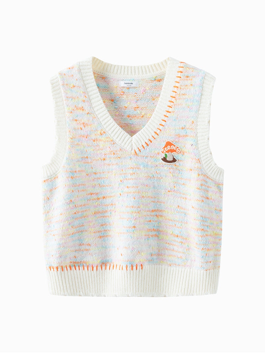 Multi Yarn Knitted Vest