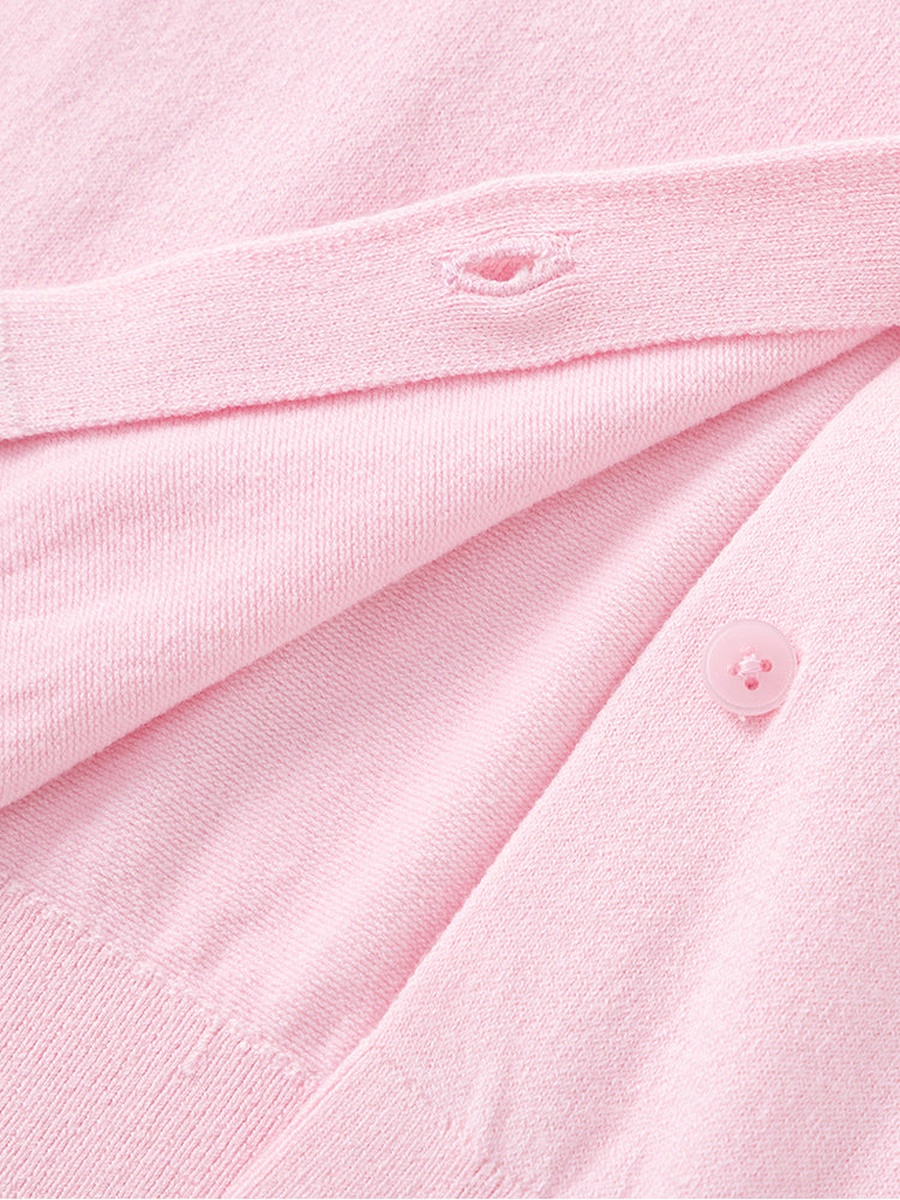 Knitted Cardigan with Heart Detail