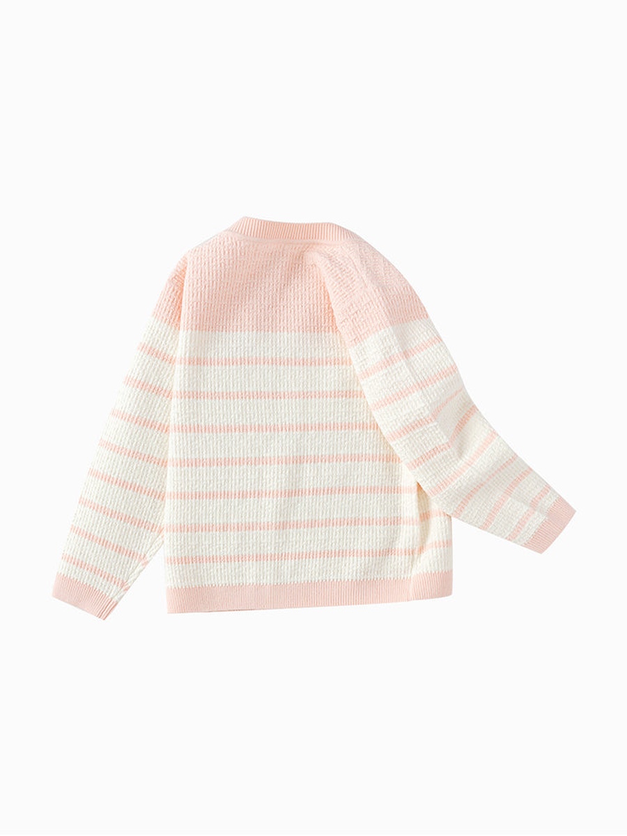 Striped Knitted Cardigan