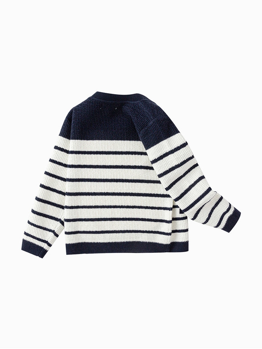 Striped Knitted Cardigan