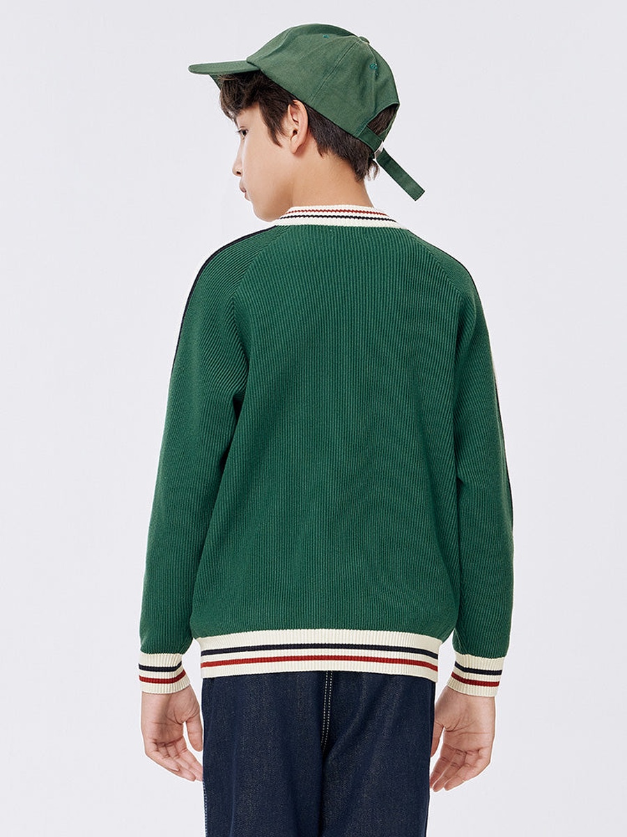 Zip Through Knitted Cardigan