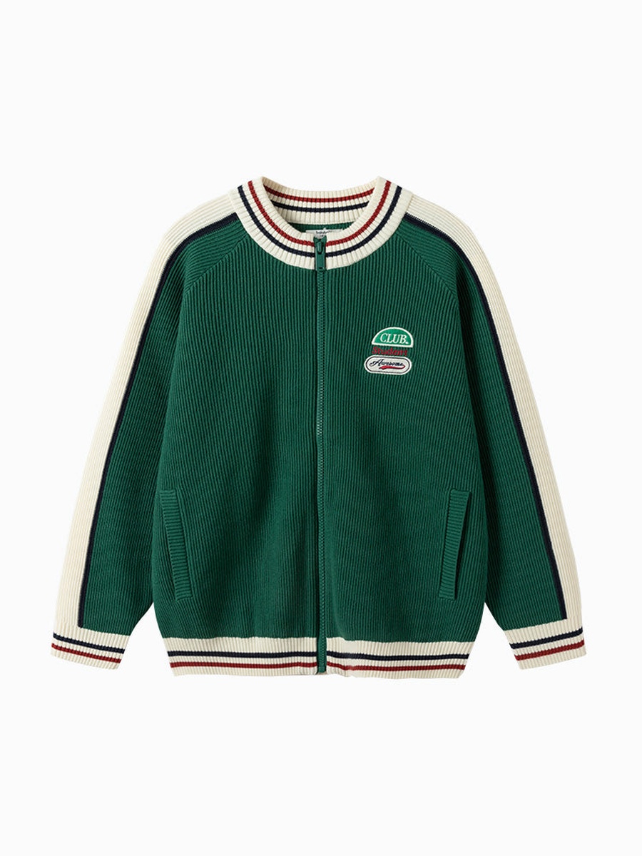 Zip Through Knitted Cardigan