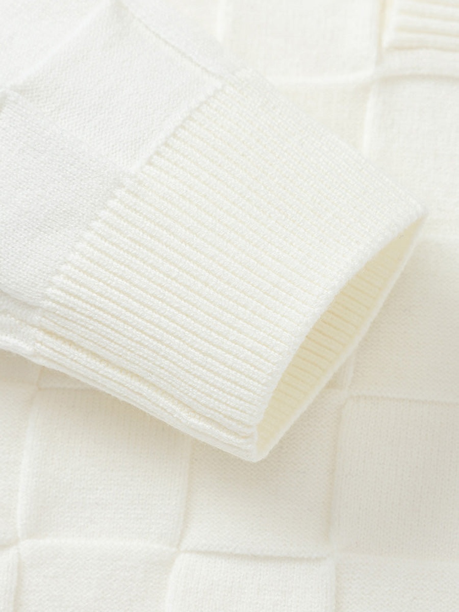 Textured Knitted Sweater