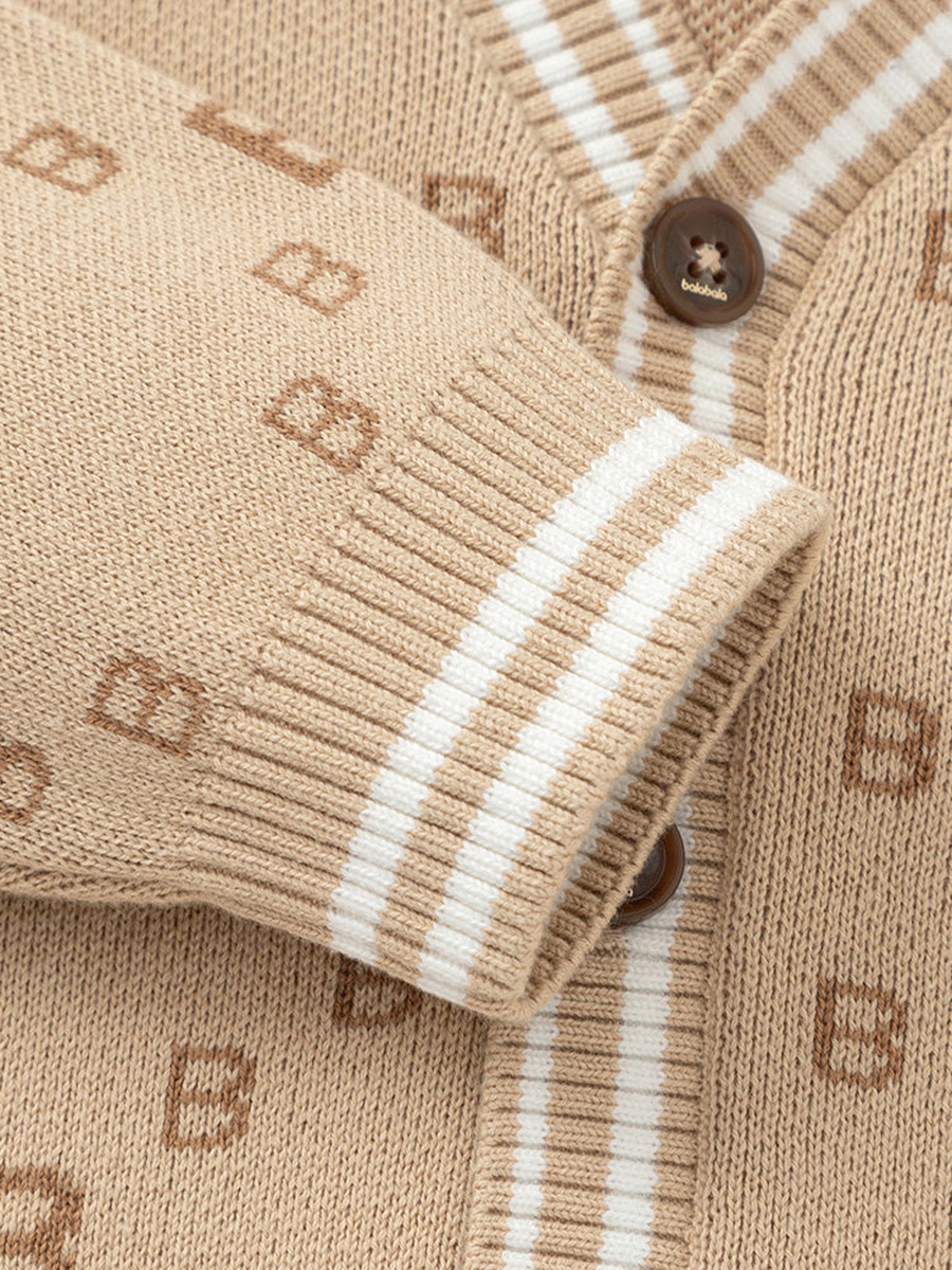 Printed Knitted Cardigan