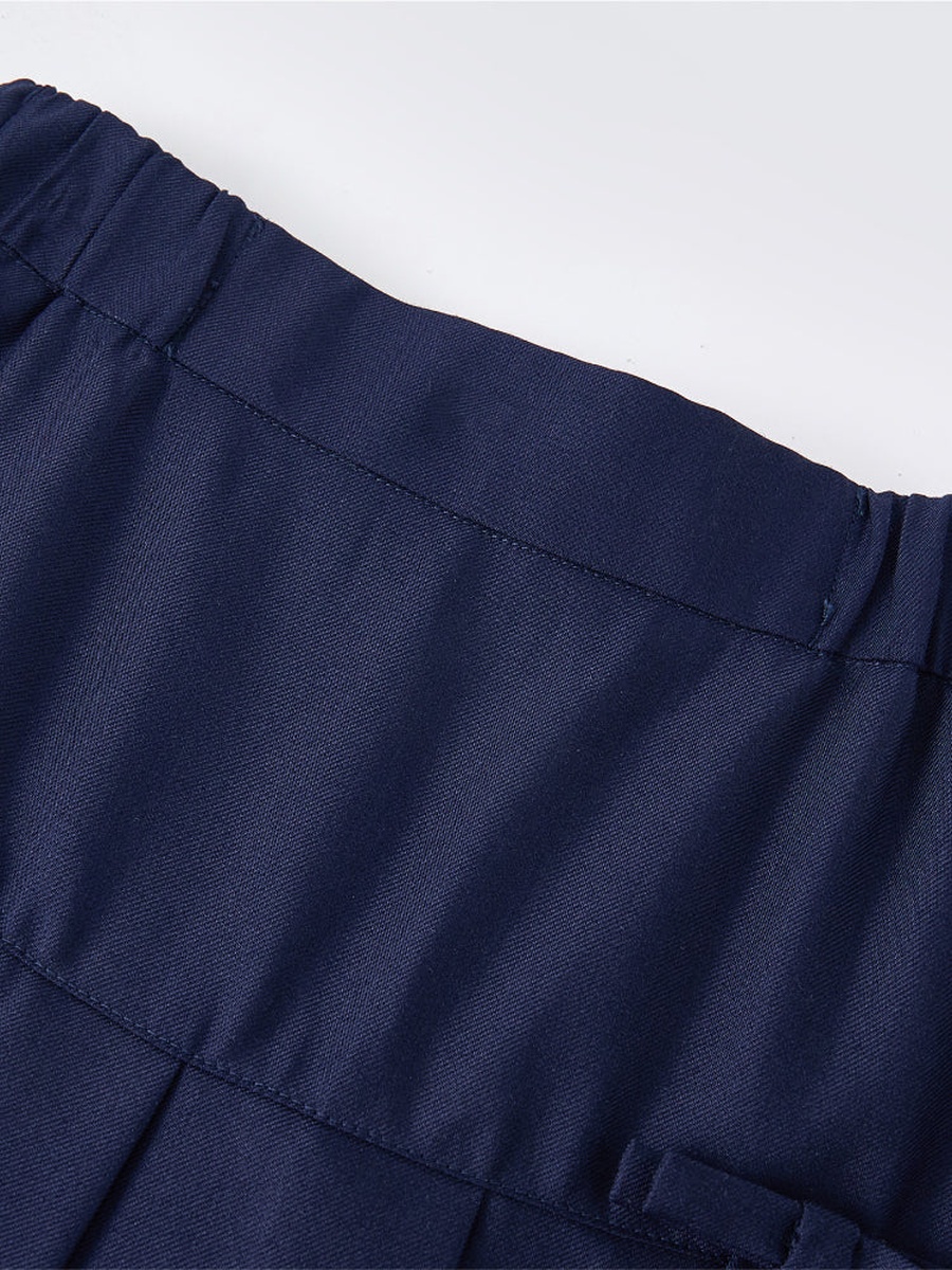 Pleated Skirt with Ribbon Details