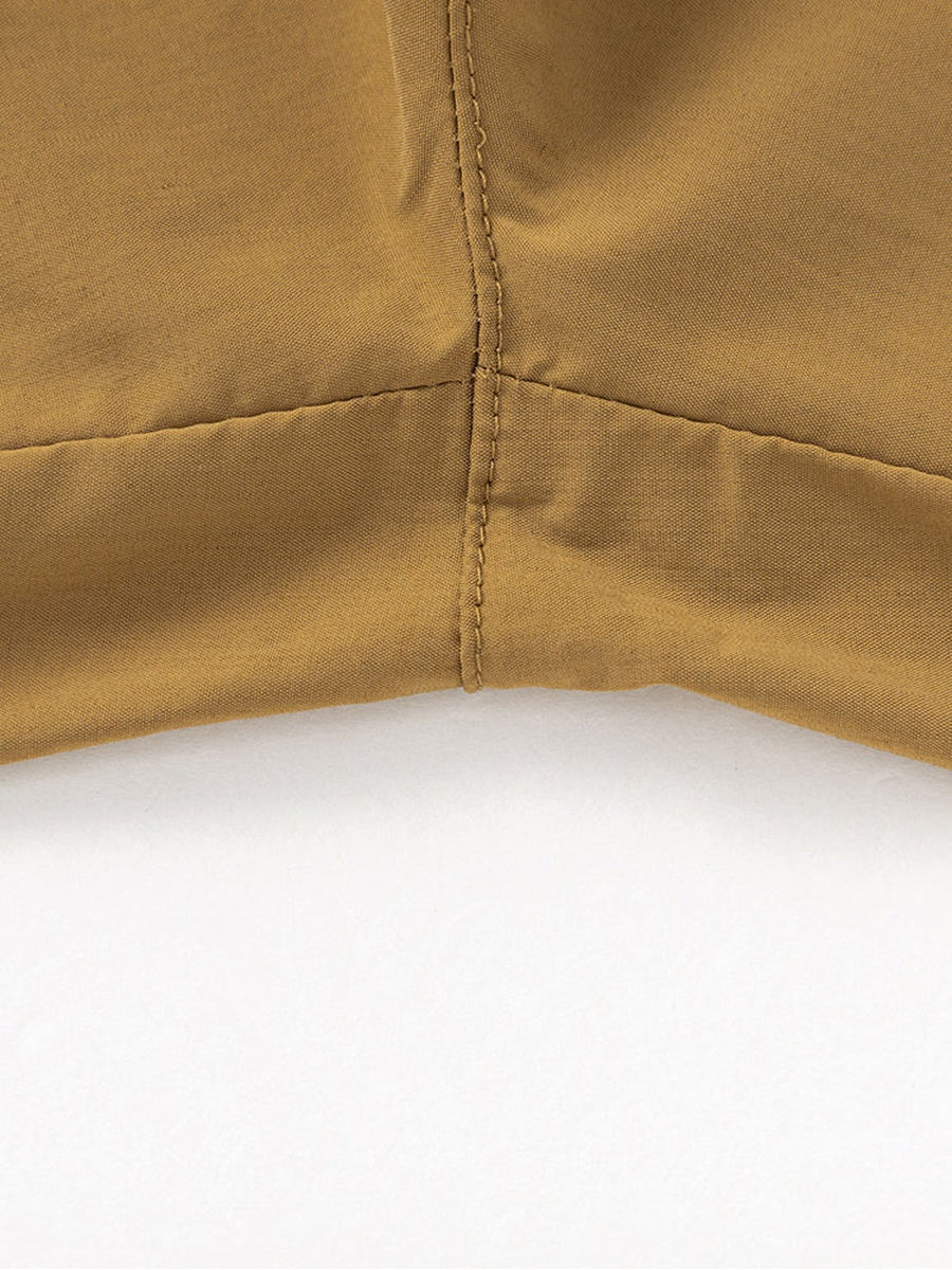 Solid Shorts with Elastic Waist