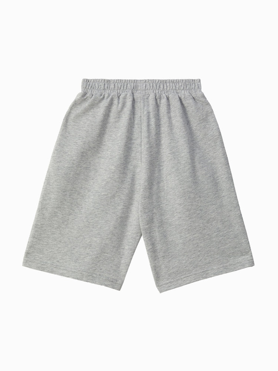 Solid Shorts with Patch
