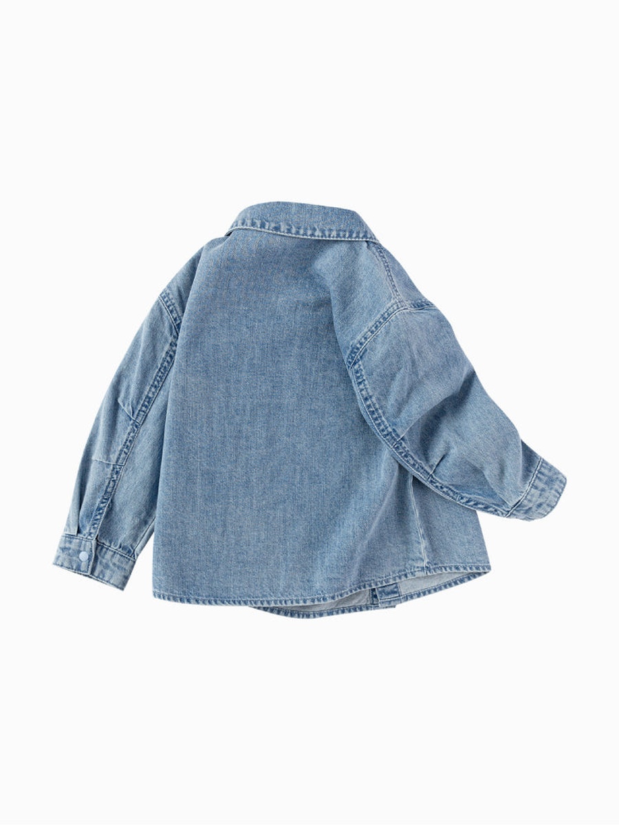 Denim Shirt with Chest Pocket