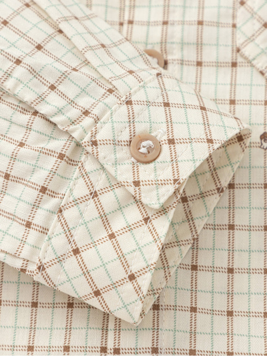 Checked Shirt with Matching Bow Tie