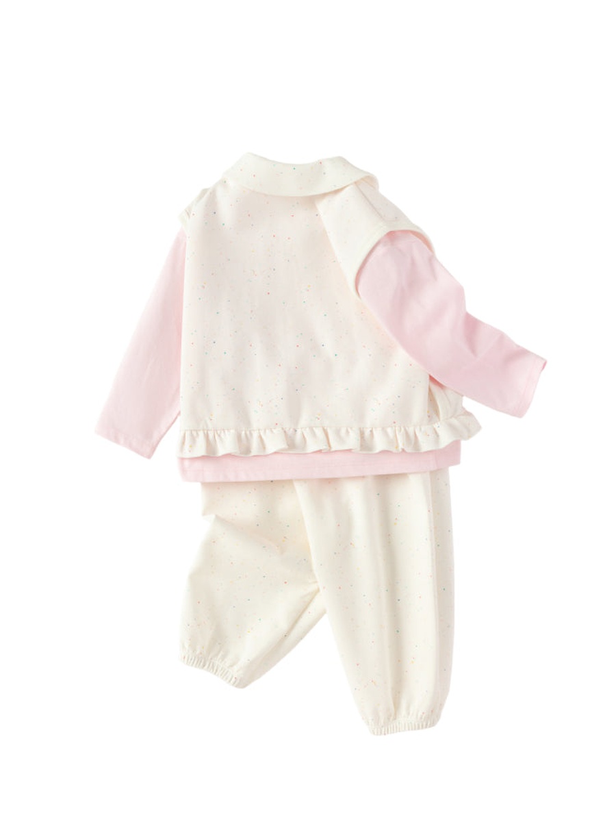 Set of 3 - Long Sleeve Top, Vest and Joggers