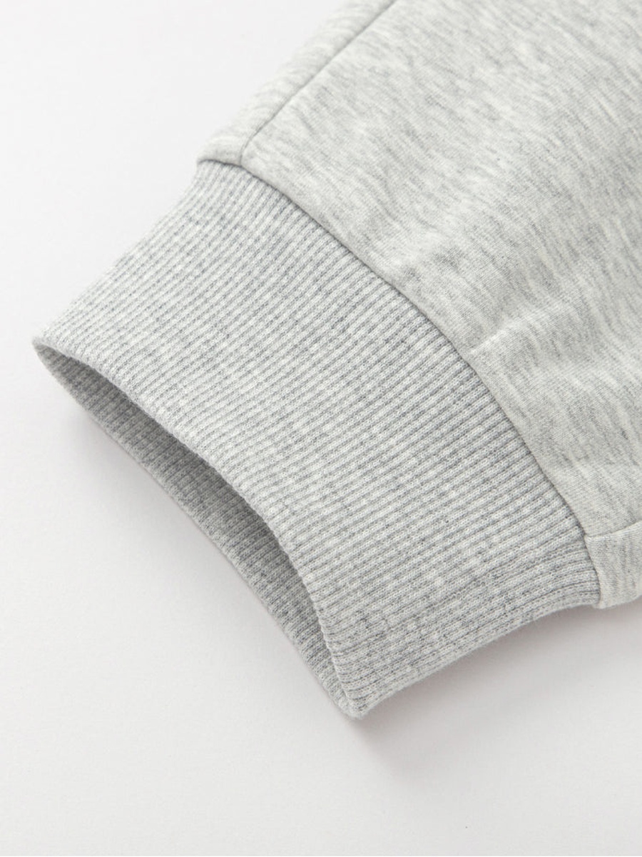 Contrast Sleeve Sweatshirt and Joggers Set