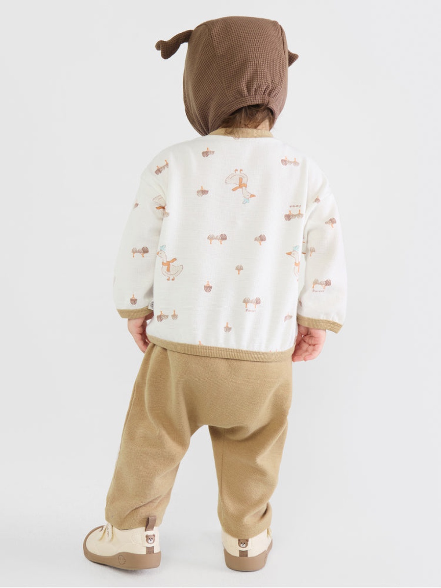 Graphic Print Long Sleeves Jumpsuit