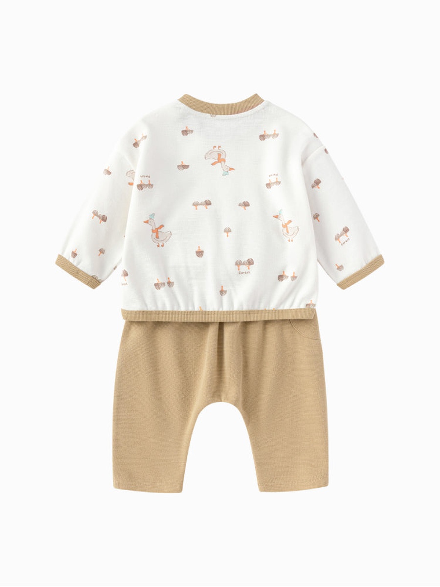 Graphic Print Long Sleeves Jumpsuit