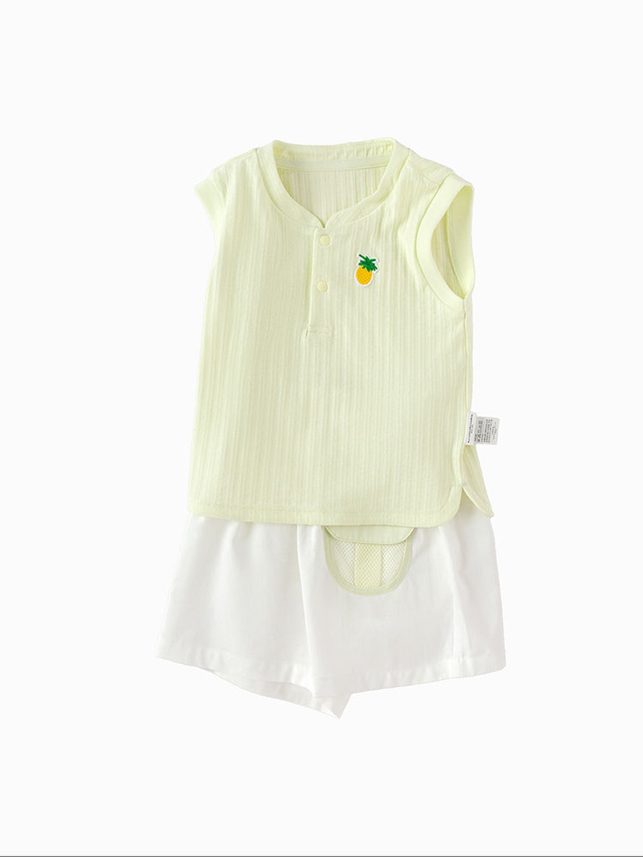Textured Sleeveless Top and Shorts Set