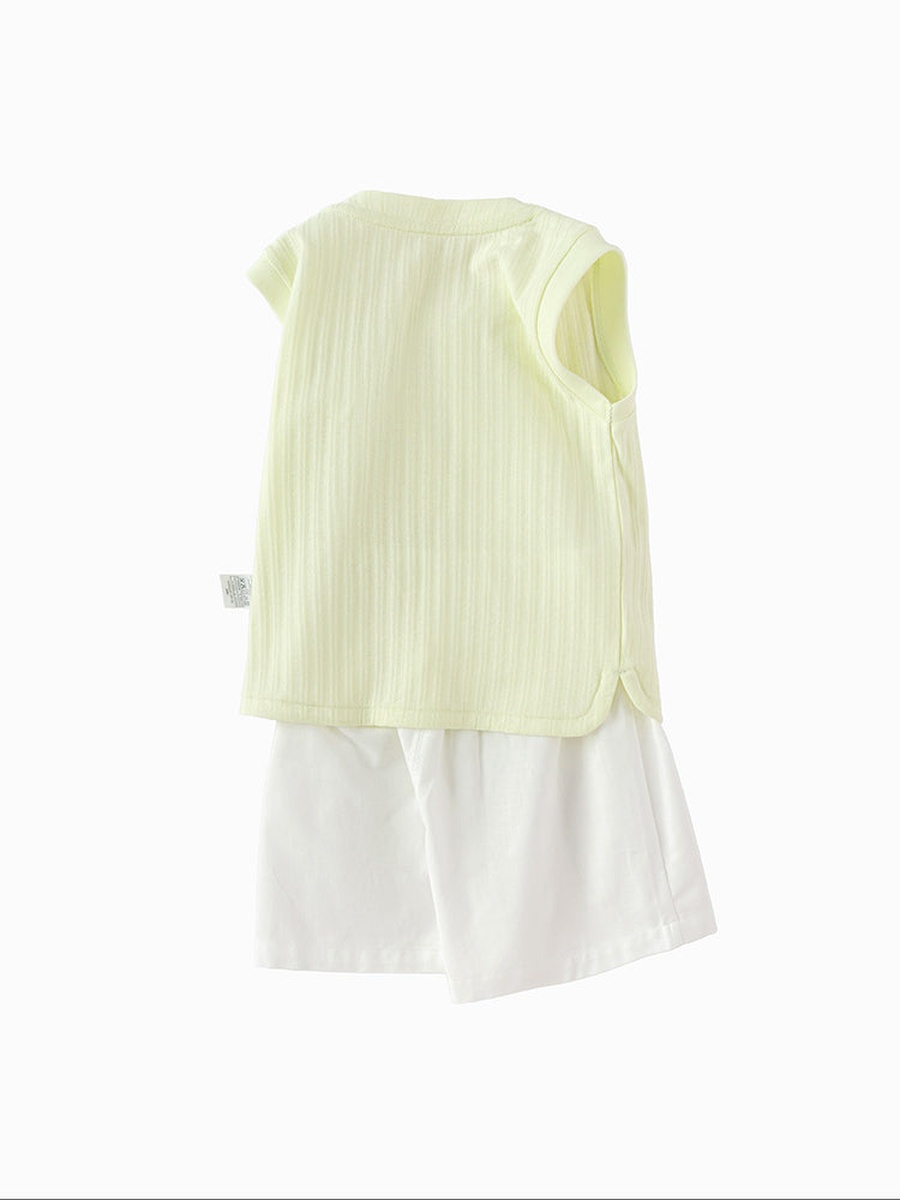 Textured Sleeveless Top and Shorts Set