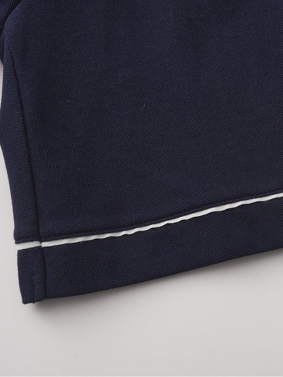 Bow Detail Polo T-Shirt and Shorts Set