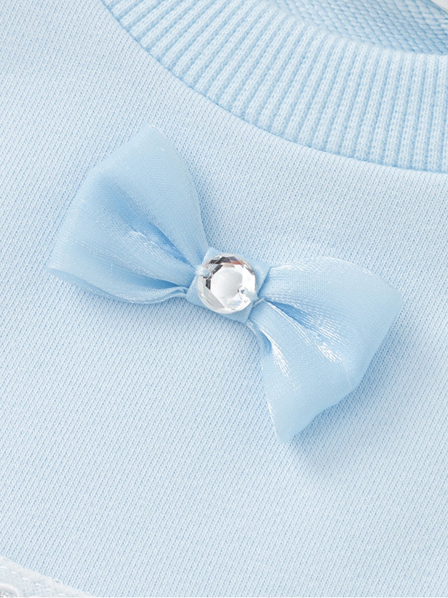 Bow Detail Top and Skirt Set