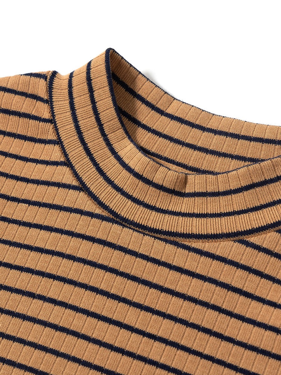 Striped Textured T-Shirt