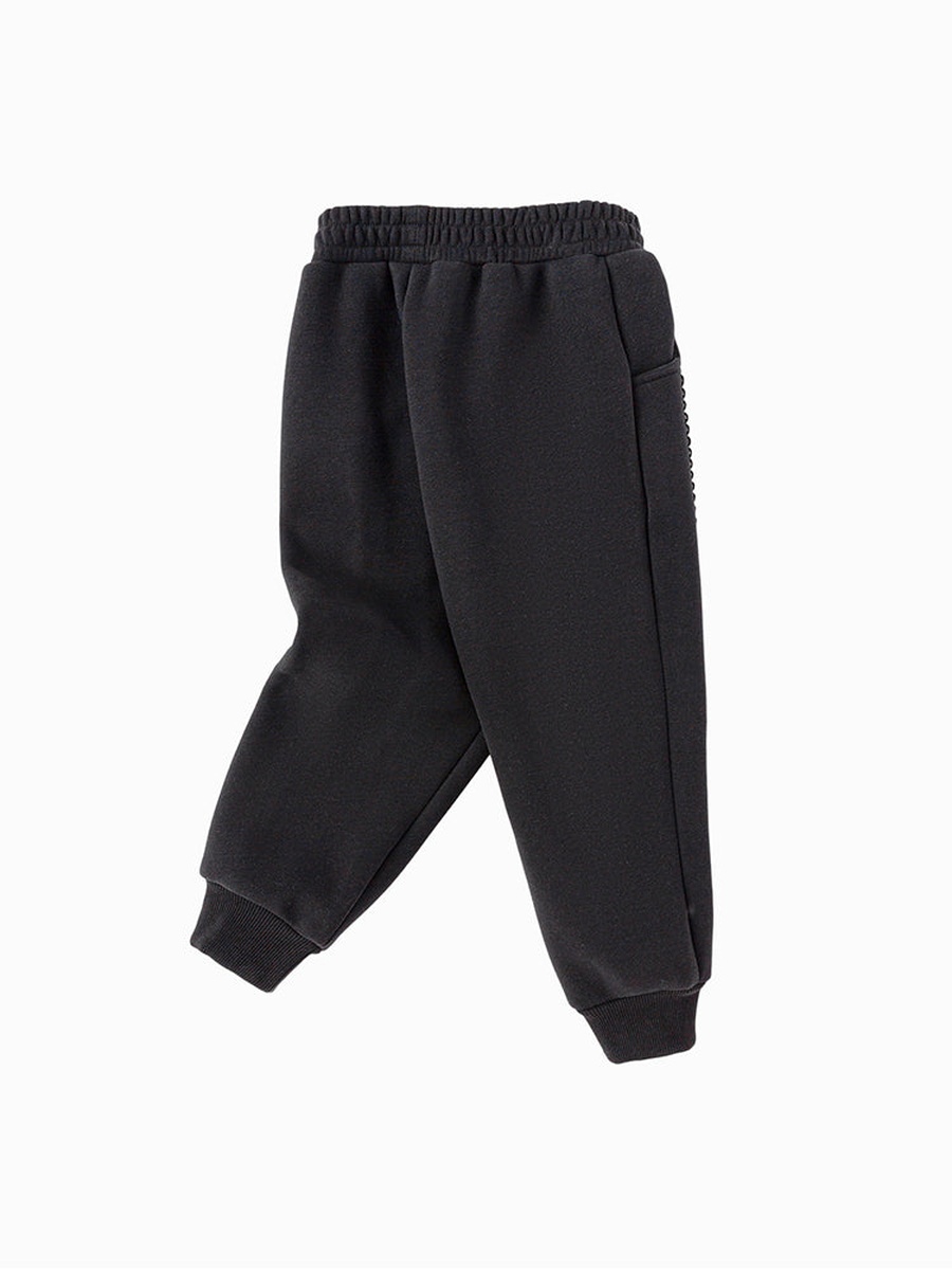 Solid Pants with Fleece Lining