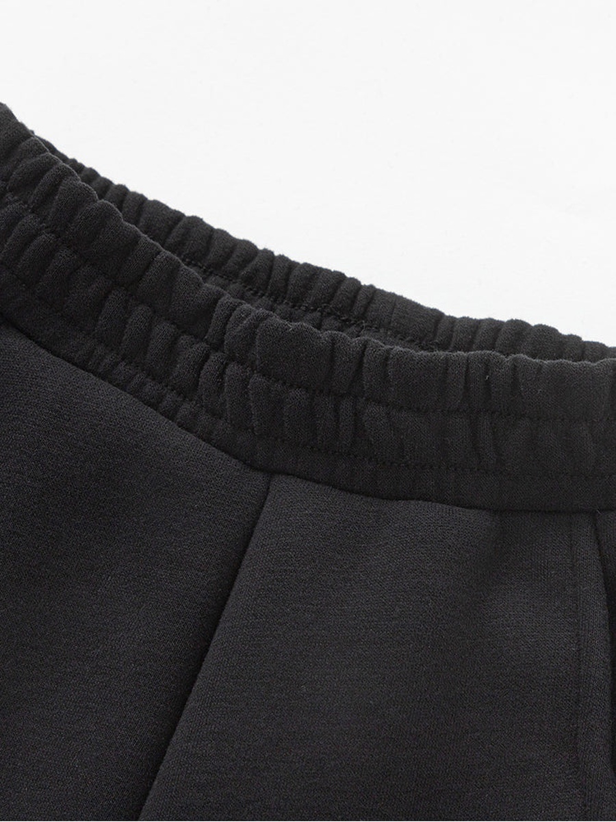 Solid Pants with Fleece Lining