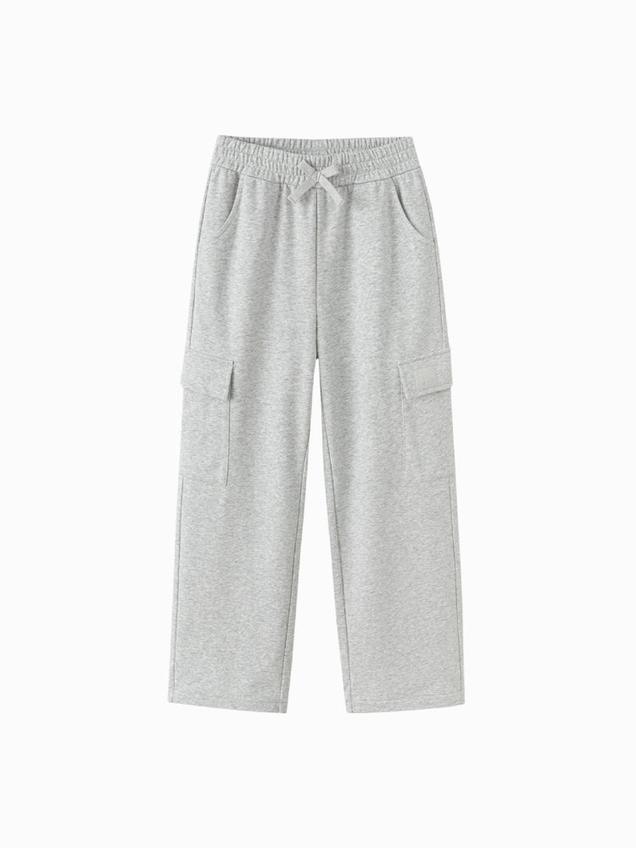 Solid Pants with Drawstring Waist