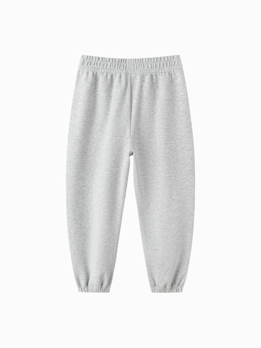 Solid Joggers with Elastic Waist