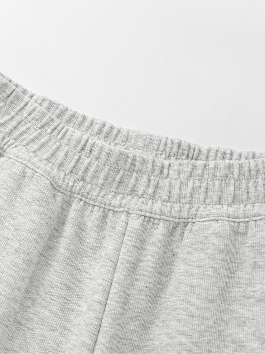 Solid Joggers with Elastic Waist