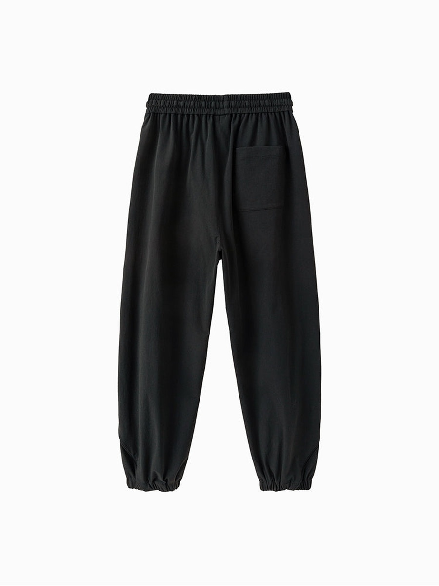 Solid Pants with Drawstring