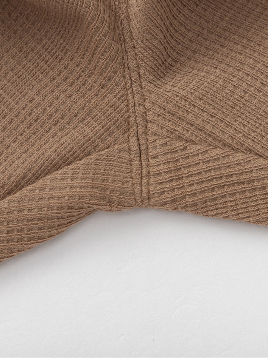 Textured Pants with Elastic Waistband