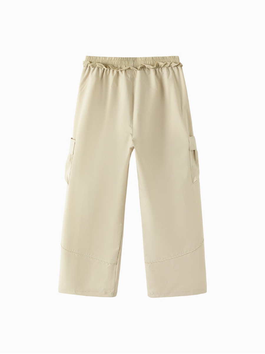 Curved-Seam Cargo Pants