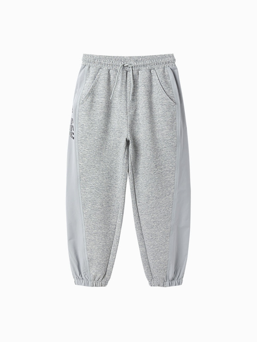 Side Print Drawstring Detail Joggers