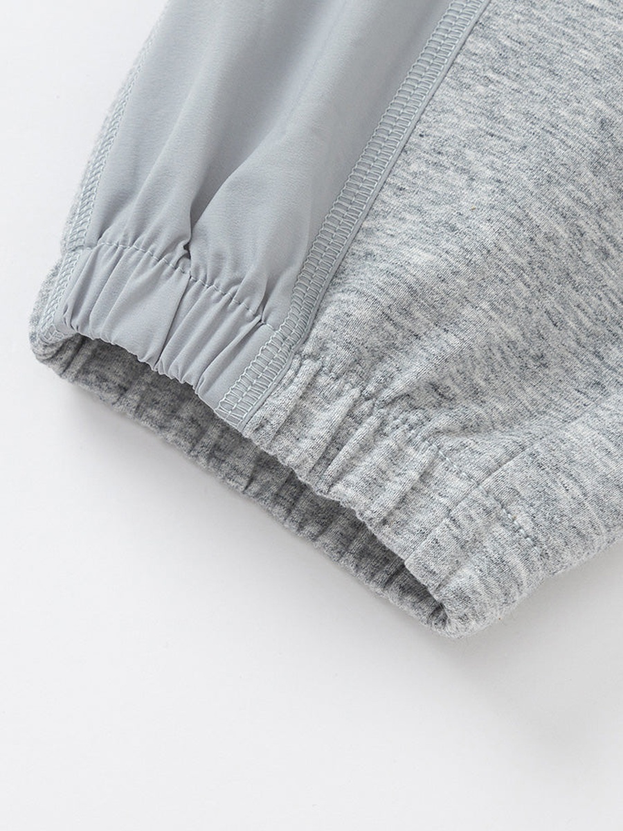 Side Print Drawstring Detail Joggers