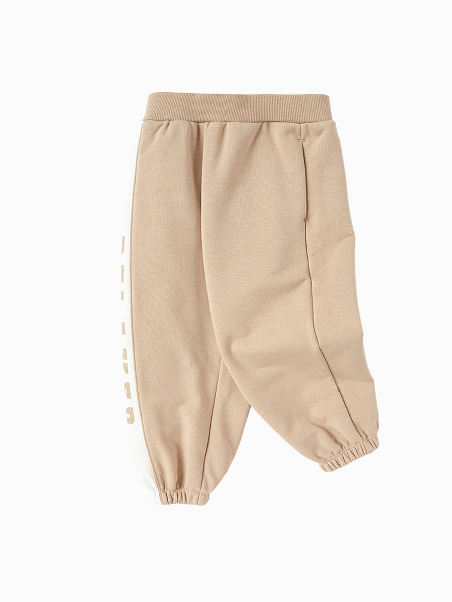 Side Print Detail Cuffed Joggers