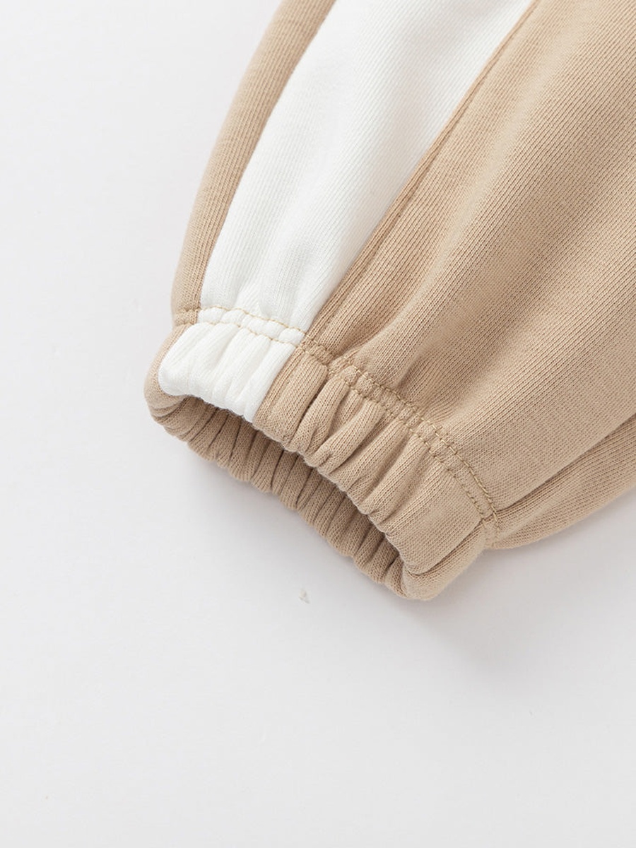 Side Print Detail Cuffed Joggers