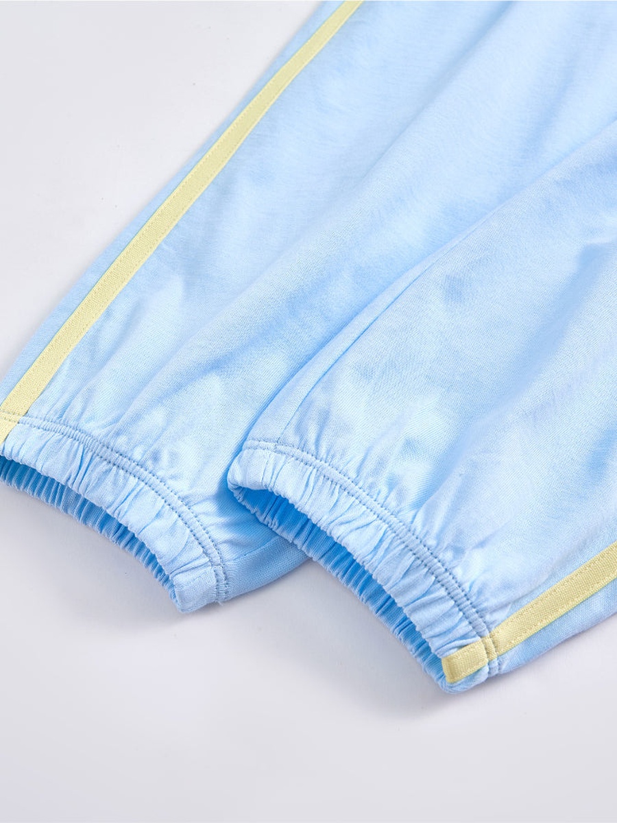 Side Contrast Line Detail Joggers