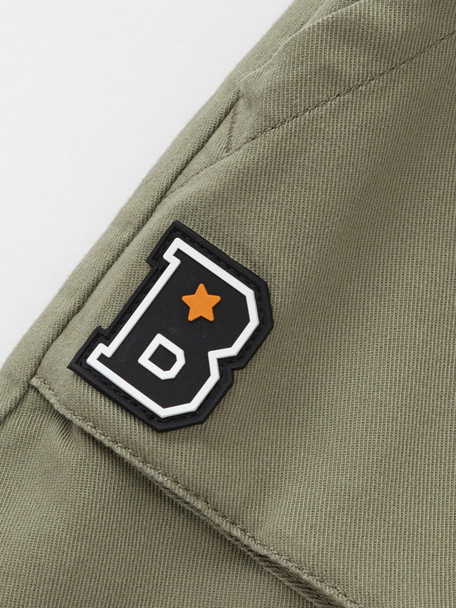 Solid Pants with Patch