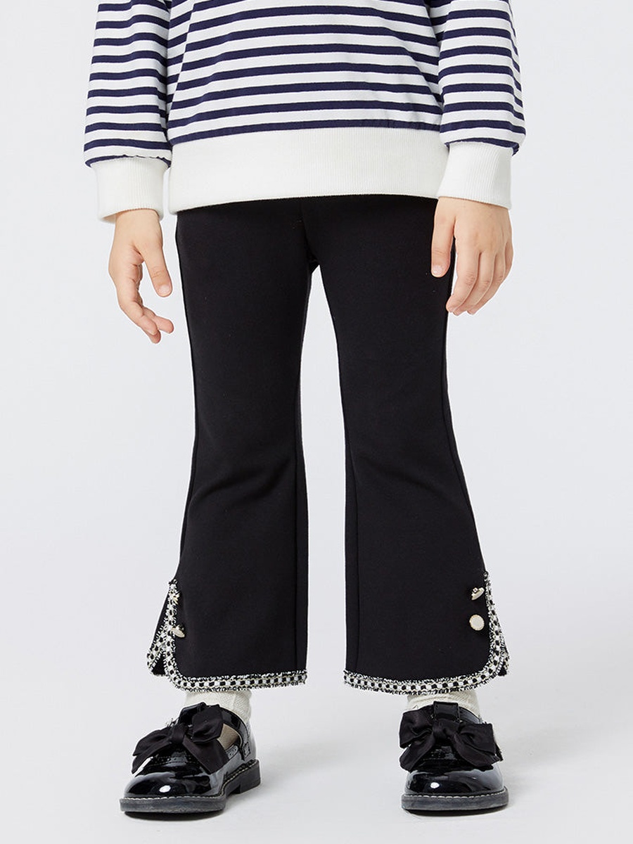 Flared Pants with Side Slits