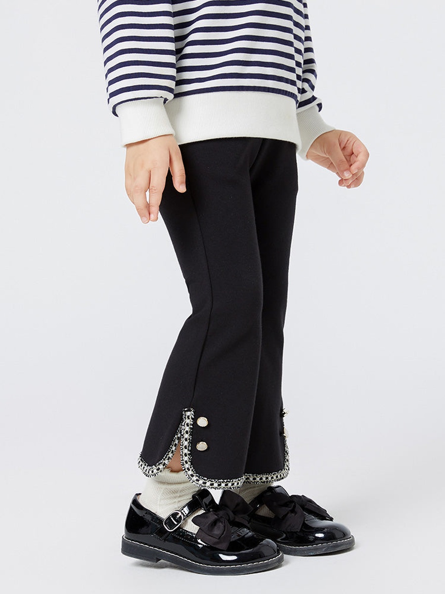 Flared Pants with Side Slits