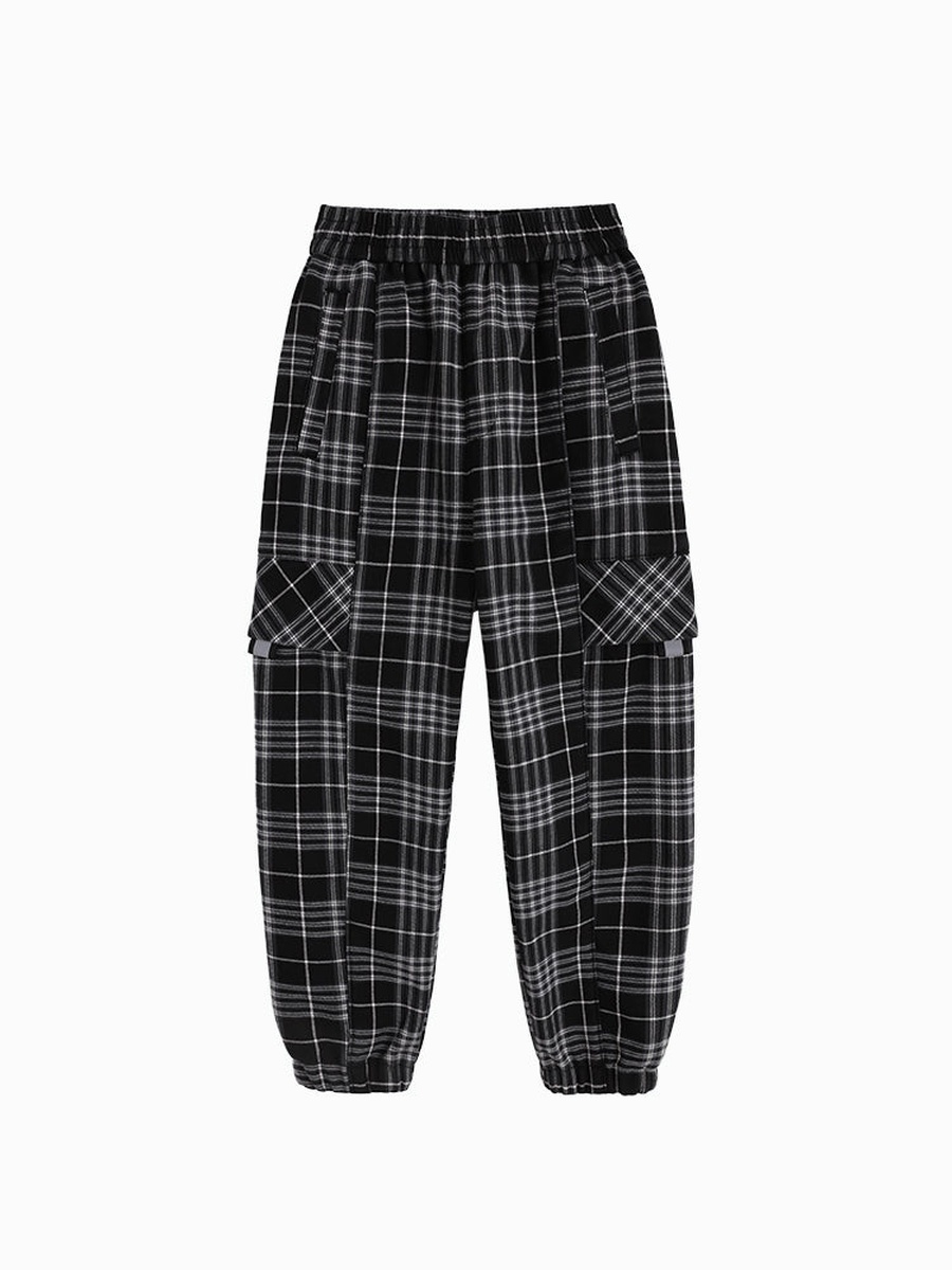 Checkered Casual Pants