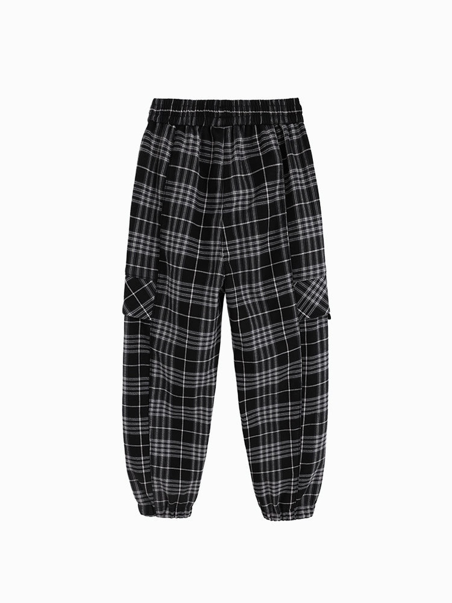 Checkered Casual Pants
