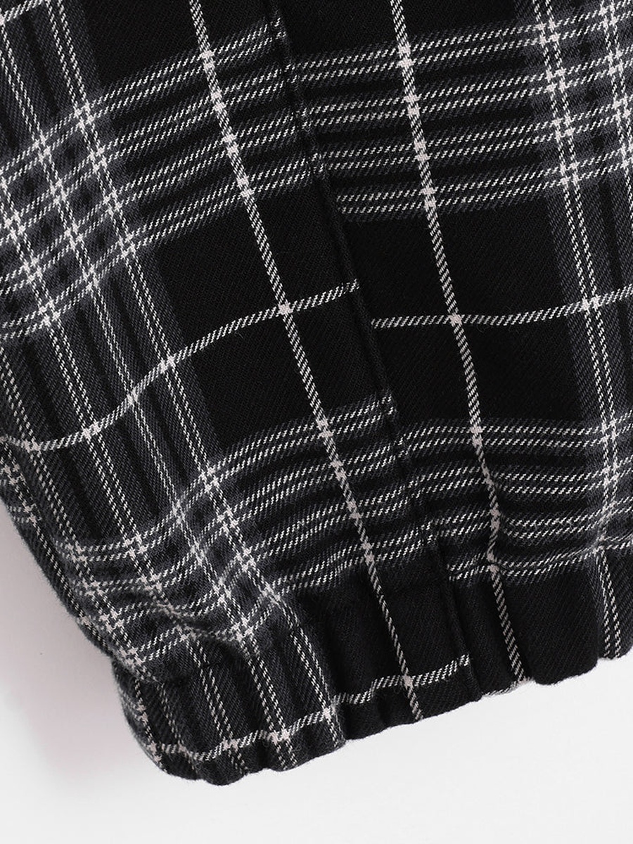 Checkered Casual Pants